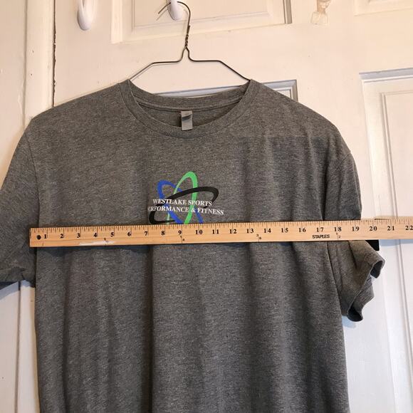 NEXT LEVEL T-Shirt Men's XL Gray Short Sleeved w/logo - Picture 6 of 7